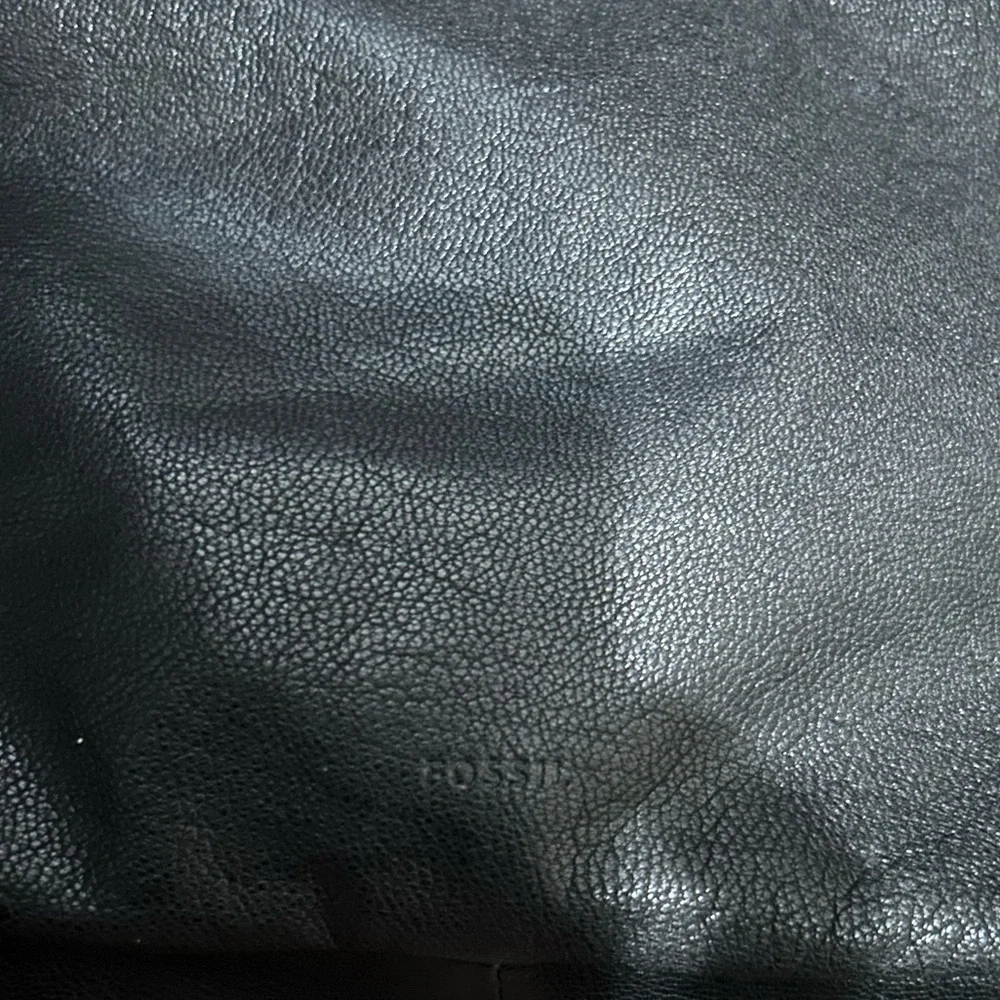 Fossil Corey Hobo Bag Black Leather Shoulder Bag